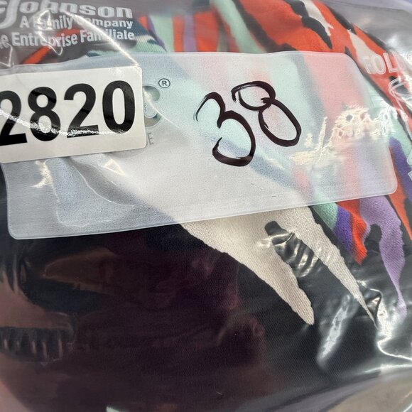 Jones Studio Dress Medium Flutter Sleeves Abstract Print V-Neck Stretchy - Picture 12 of 12